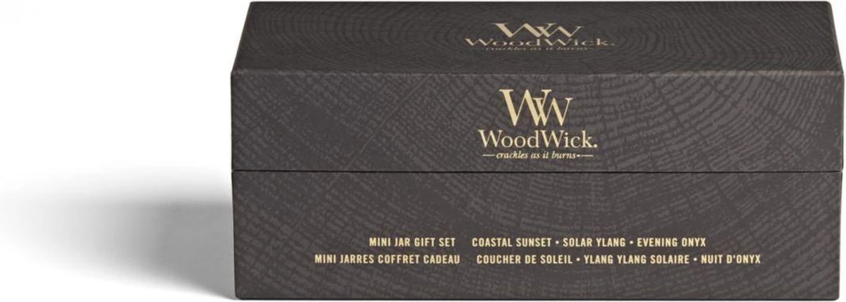 WoodWick Hourglass Geurkaars Deluxe Giftset - 3 Mini - Floral 5 WoodWick Hourglass Geurkaars Deluxe Giftset - 3 Mini - Floral - Afbeelding 3