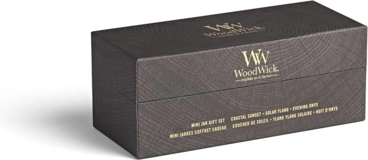 WoodWick Hourglass Geurkaars Deluxe Giftset - 3 Mini - Floral 4 WoodWick Hourglass Geurkaars Deluxe Giftset - 3 Mini - Floral - Afbeelding 2