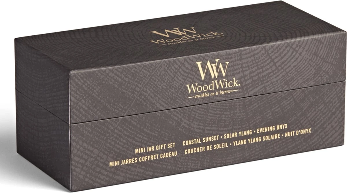 WoodWick Hourglass Geurkaars Deluxe Giftset - 3 Mini - Floral 7 WoodWick Hourglass Geurkaars Deluxe Giftset - 3 Mini - Floral - Afbeelding 5