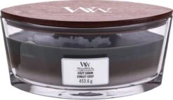 Woodwick Trilogy Cozy Cabin Ellipse Candle - Geurkaars -WoodWick 1200x693