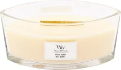 WoodWick Heartwick Flame Ellipse Geurkaars - White Honey -WoodWick 1200x701 1