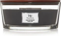 WoodWick Hearthwick Ellipse Geurkaars - Black Peppercorn
