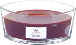 WoodWick Heartwick Flame Ellipse Geurkaars - Cherry -WoodWick 1200x705