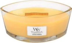 WoodWick Heartwick Flame Ellipse Geurkaars - Seaside Mimosa 15 WoodWick Heartwick Flame Ellipse Geurkaars - Seaside Mimosa -WoodWick 1200x725