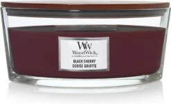 WoodWick Heartwick Flame Ellipse Geurkaars - Cherry