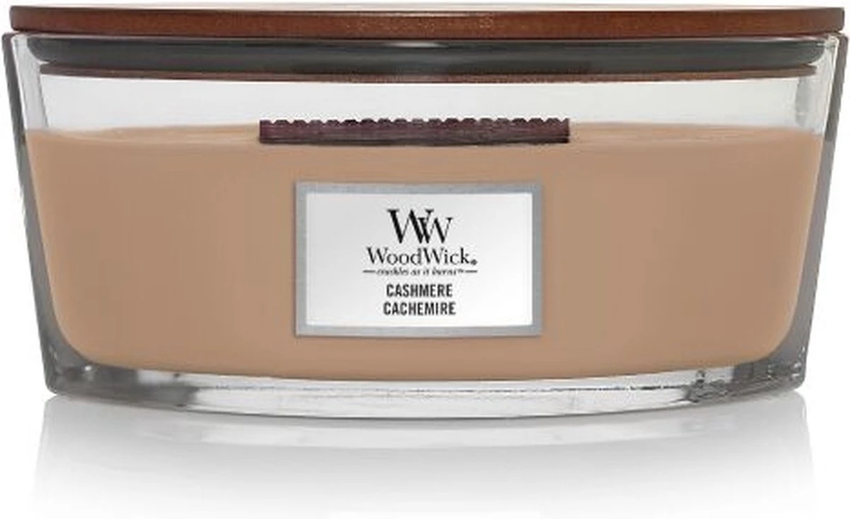 WoodWick - Cashmere Ellipse Candle 3 WoodWick - Cashmere Ellipse Candle