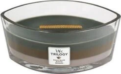 Woodwick Trilogy Cozy Cabin Ellipse Candle - Geurkaars -WoodWick 1200x740