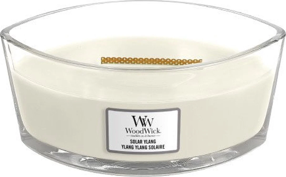WoodWick Heartwick Flame Ellipse Geurkaars - Solar Ylang 6 WoodWick Heartwick Flame Ellipse Geurkaars - Solar Ylang - Afbeelding 4