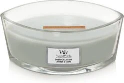 WoodWick Heartwick Flame Ellipse Geurkaars - Lavender & Cedar 14 WoodWick Heartwick Flame Ellipse Geurkaars - Lavender & Cedar -WoodWick 1200x807