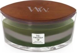 WoodWick Heartwick Flame Ellipse Trilogy Geurkaars - Mountain Trail