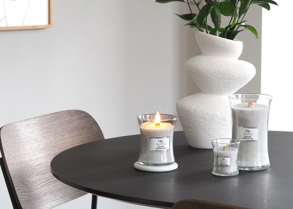 Woodwick Warm Wool Mini Candle - Geurkaars 5 Woodwick Warm Wool Mini Candle - Geurkaars - Afbeelding 3