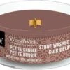 Woodwick Stone Washed Suede Petite Kaars 1 Woodwick Stone Washed Suede Petite Kaars -WoodWick 1200x861