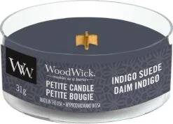 WoodWick Petite Candle Indigo Suede