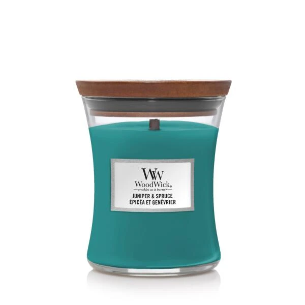 WoodWick Medium Candle - Juniper & Spruce 3 WoodWick Medium Candle - Juniper & Spruce