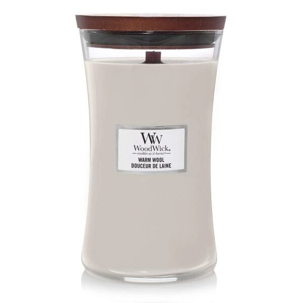 WoodWick Large Candle - Warm Wool 3 WoodWick Large Candle - Warm Wool