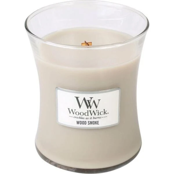 WoodWick Medium Candle - Wood Smoke 3 WoodWick Medium Candle - Wood Smoke