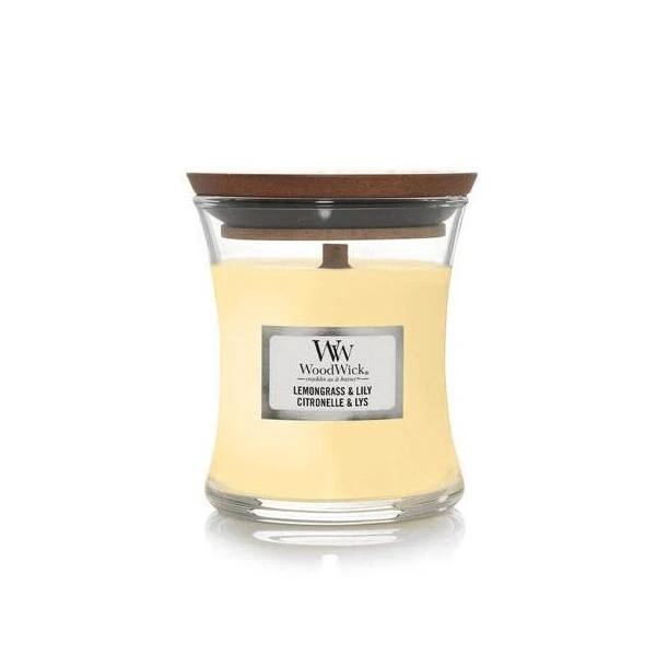 WoodWick Medium Candle - Lemongrass & Lily 3 WoodWick Medium Candle - Lemongrass & Lily