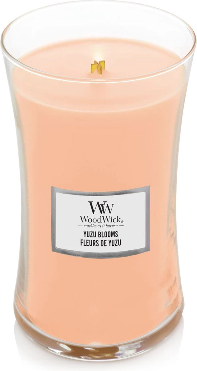 WoodWick Geurkaars Large Yuzu Blooms 4 WoodWick Geurkaars Large Yuzu Blooms - Afbeelding 2