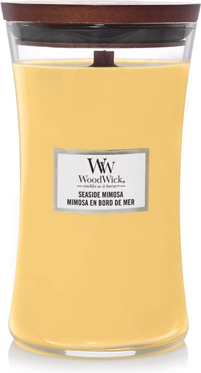 Woodwick Large Candle Seaside Mimosa 3 Woodwick Large Candle Seaside Mimosa