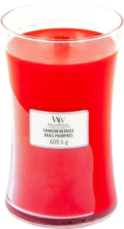 WoodWick Hourglass Large Geurkaars - Crimson Berries -WoodWick 650x1200 1