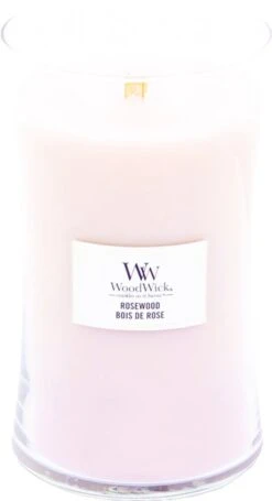 WoodWick Hourglass Large Geurkaars - Rosewood -WoodWick 651x1200 1