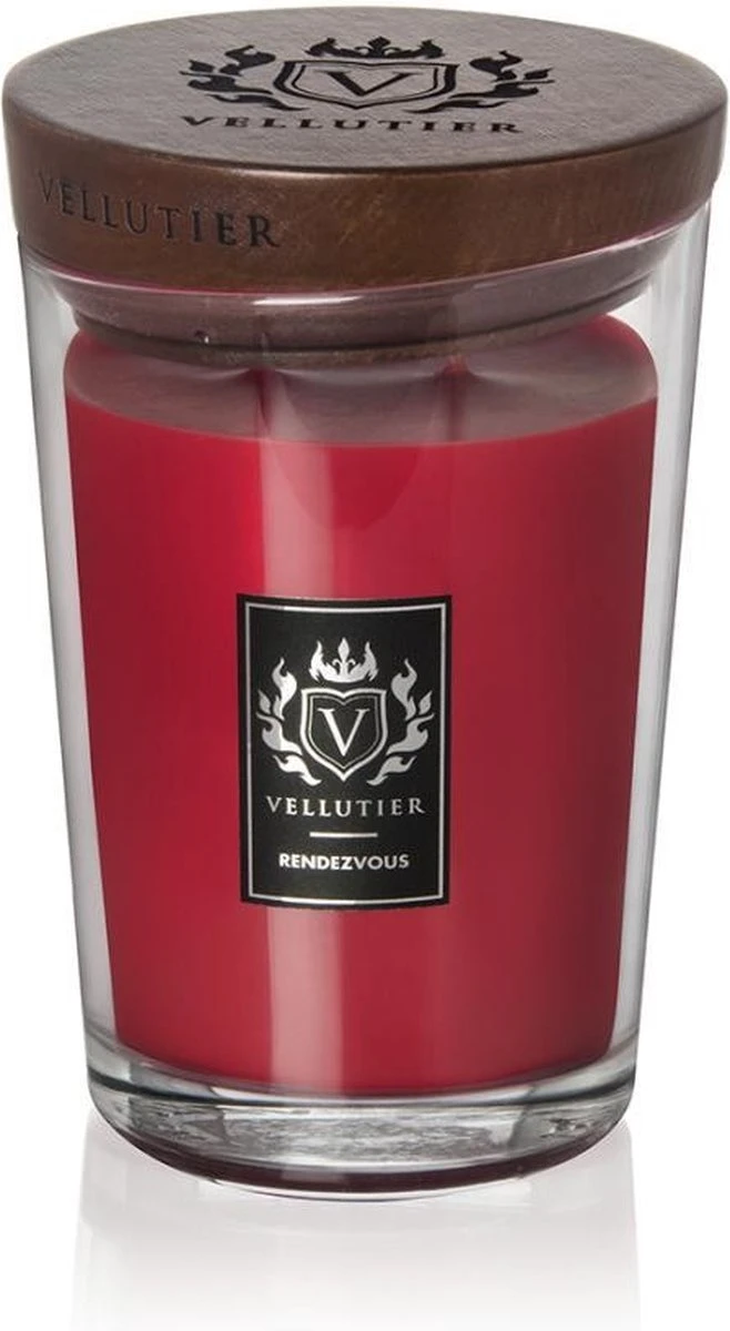 WoodWick Vellutier Geurkaars Large Rendezvous - 16 Cm / ø 11 Cm 3 WoodWick Vellutier Geurkaars Large Rendezvous - 16 Cm / ø 11 Cm