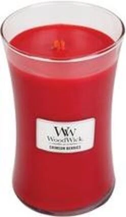 WoodWick Hourglass Medium Geurkaars - Crimson Berries 15 WoodWick Hourglass Medium Geurkaars - Crimson Berries -WoodWick 695x1200