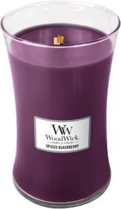 WoodWick Hourglass Large Geurkaars - Spiced Blackberry 9 WoodWick Hourglass Large Geurkaars - Spiced Blackberry -WoodWick 698x1200 2