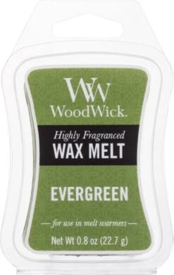 Woodwick Wax Melt Evergreen 3 Stuks