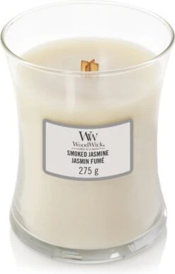 WoodWick Hourglass Medium Geurkaars - Smoked Jasmine -WoodWick 767x1200 1