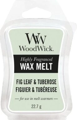 Woodwick Fig Leaf En Tuberose Wax Melt