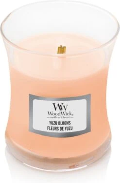 WoodWick Geurkaars Mini Yuzu Bloom - 8 Cm / ø 7 Cm