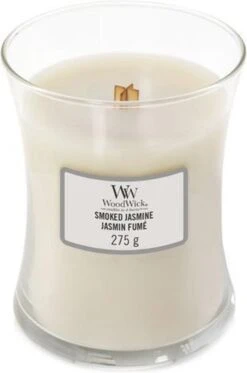 WoodWick Hourglass Medium Geurkaars - Smoked Jasmine -WoodWick 794x1200 1