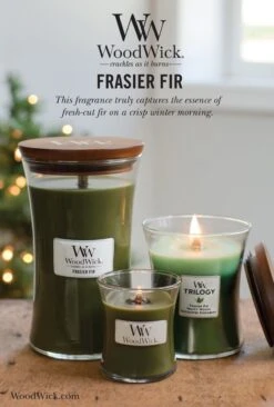 WoodWick Hourglass Medium Geurkaars - Frasier Fir -WoodWick 809x1200