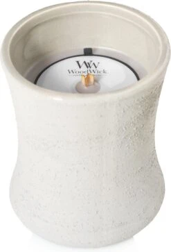 WoodWick Concrete Medium Candle - Wood Smoke