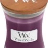 WoodWick Geurkaars Small Spiced Blackberry - 8 Cm / ø 7 Cm