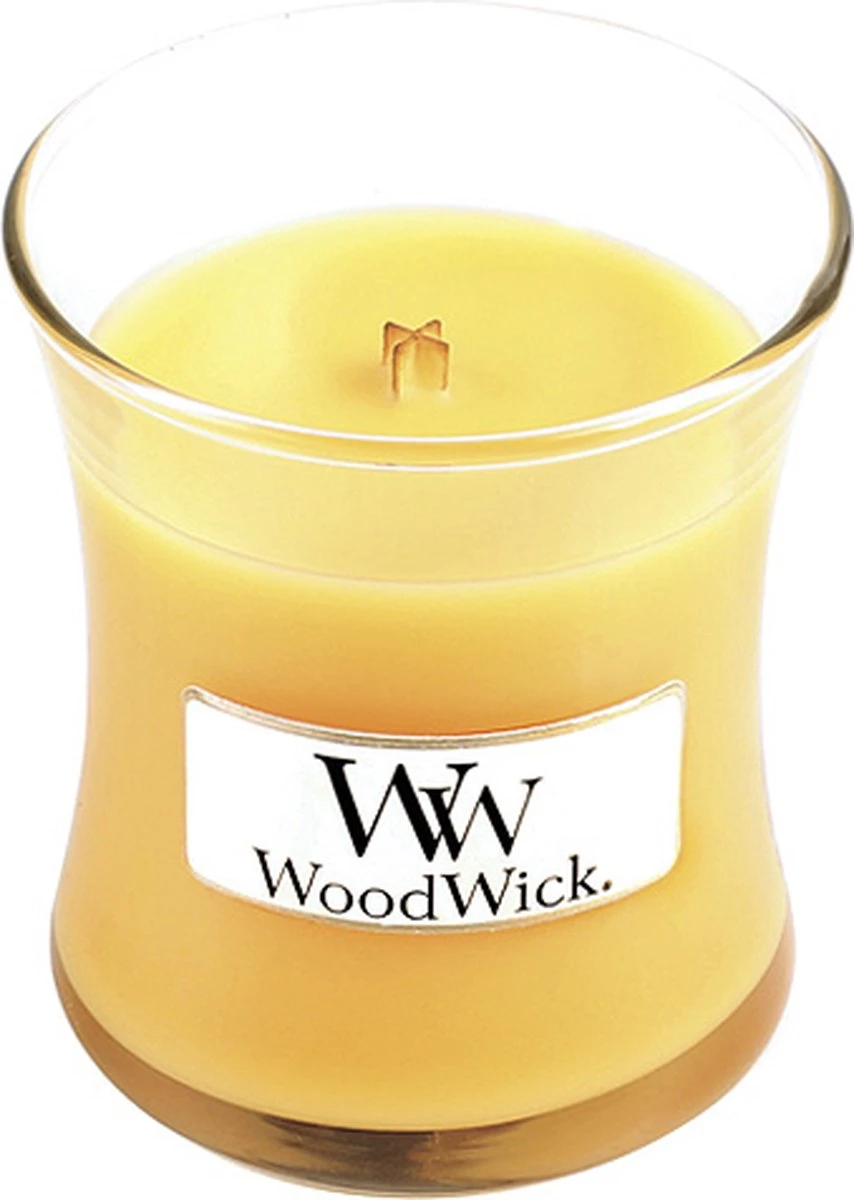 Woodwick Seaside Mimosa Mini Kaars 4 Woodwick Seaside Mimosa Mini Kaars - Afbeelding 2