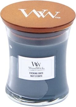 Woodwick Evening Onyx Mini Candle - Geurkaars
