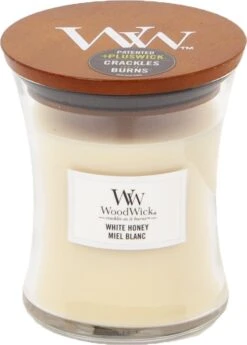 WoodWick Hourglass Medium Geurkaars - White Honey 12 WoodWick Hourglass Medium Geurkaars - White Honey -WoodWick 858x1200