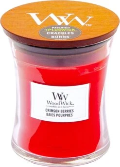 WoodWick Hourglass Medium Geurkaars - Crimson Berries 13 WoodWick Hourglass Medium Geurkaars - Crimson Berries -WoodWick 865x1200