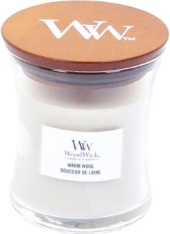 Woodwick Warm Wool Mini Candle - Geurkaars