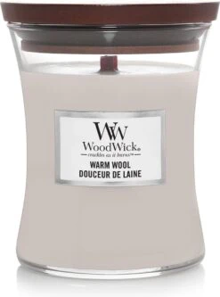 WoodWick® - Geurkaars Warm Wool Medium Candle