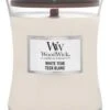 WoodWick Hourglass Medium Geurkaars - White Teak