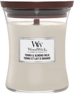 WoodWick Hourglass Medium Geurkaars - Tonka & Almond Milk 7 WoodWick Hourglass Medium Geurkaars - Tonka & Almond Milk -WoodWick 946x1200 3