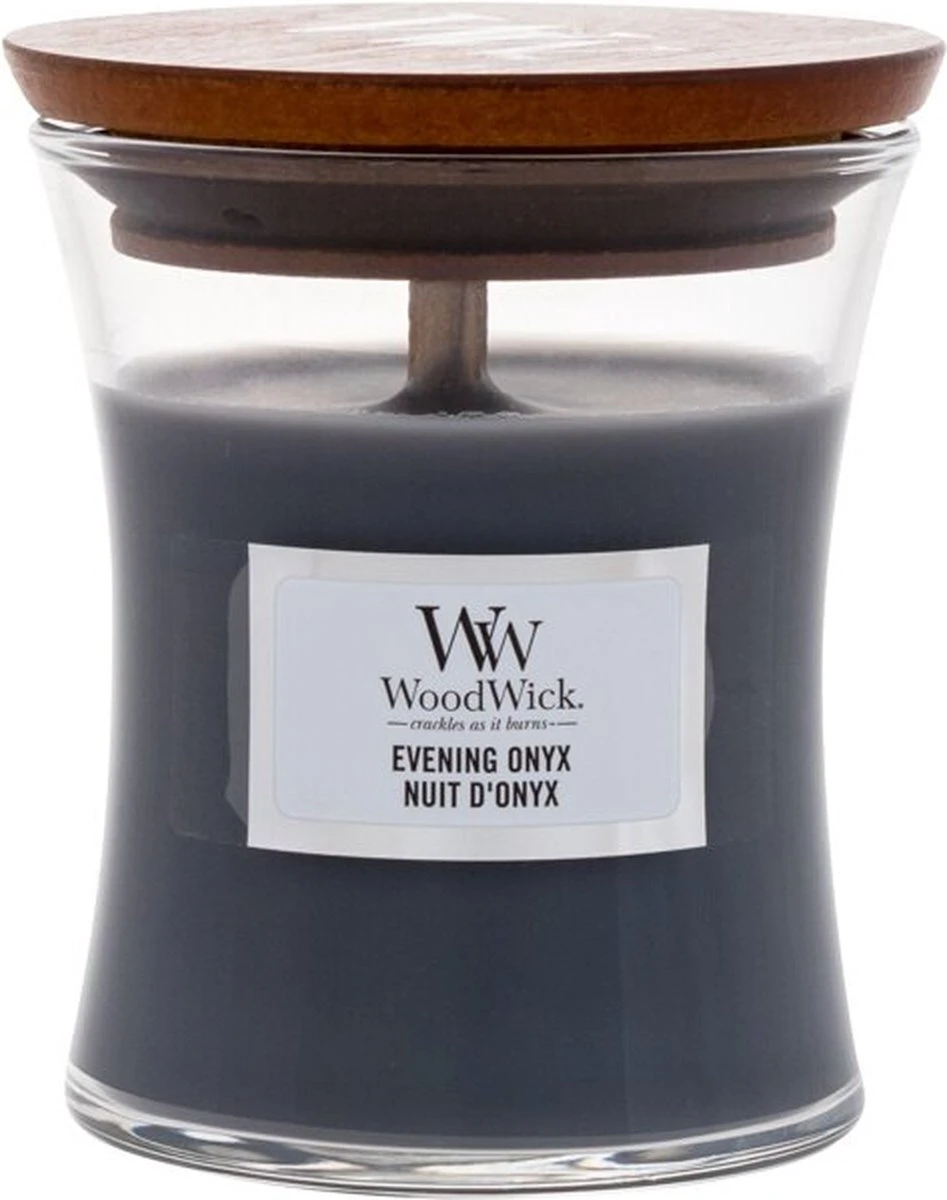 WoodWick Kaars Mini Evening Onyx - 8 Cm / ø 7 Cm 5 WoodWick Kaars Mini Evening Onyx - 8 Cm / ø 7 Cm - Afbeelding 3
