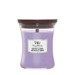WoodWick Amethyst & Amber Medium Candle