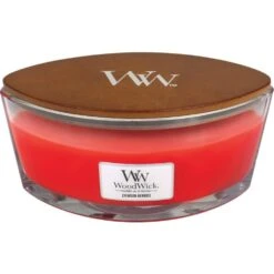 WoodWick Crimson Berries Ellipse Candle