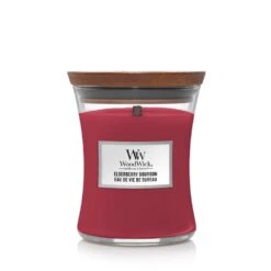 WoodWick Elderberry Bourbon Medium Candle