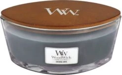 WoodWick Evening Onyx Ellipse Candle