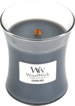 WoodWick Evening Onyx Medium Candle